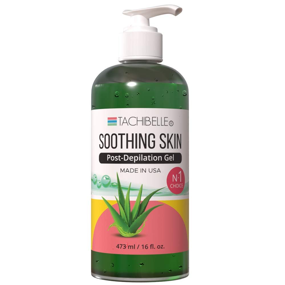 Tachibelle Soothing Skin Post-Depilation Gel Moisturize and Protect Sensitive Skin MADE IN USA 16 OZ