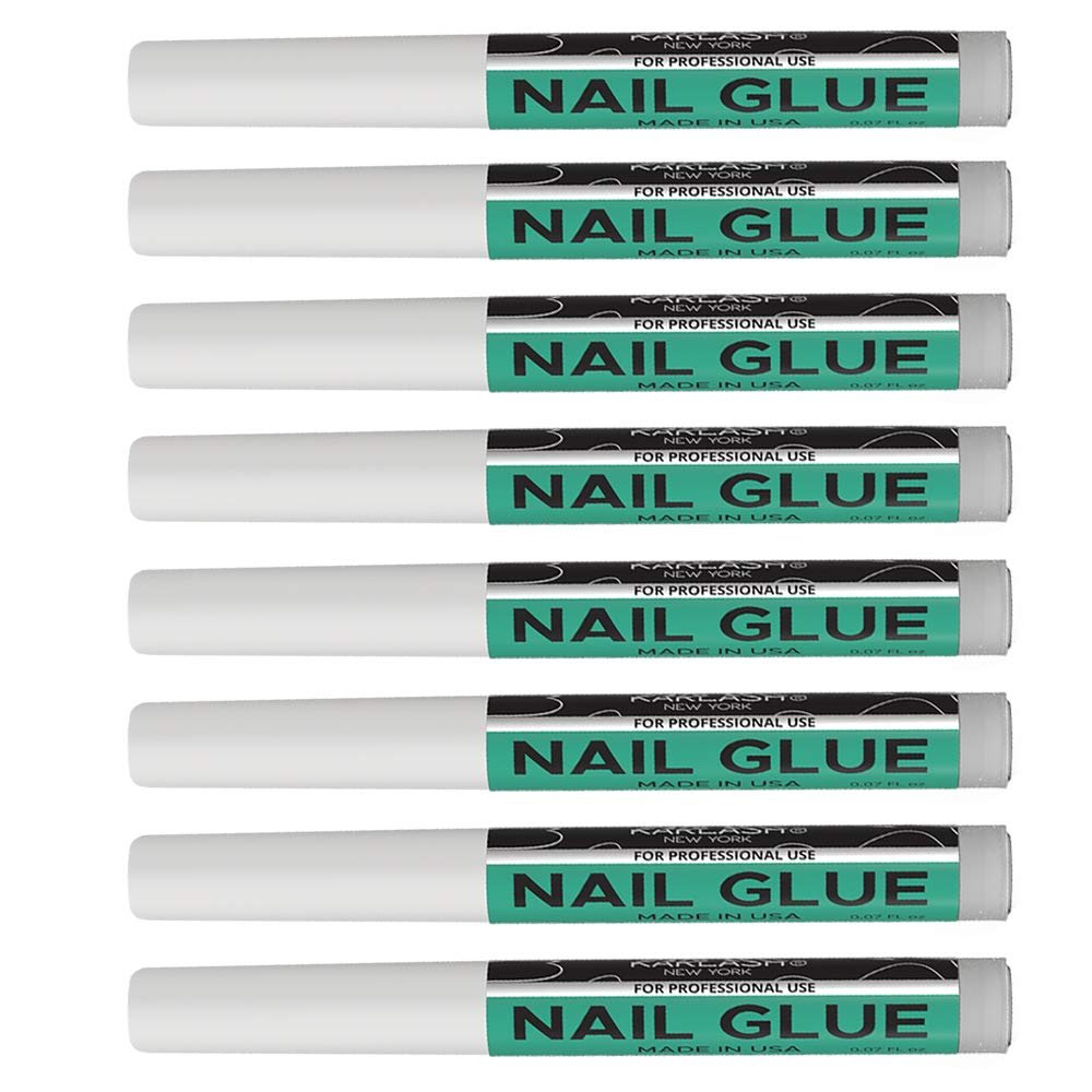 8 PCS Karlash Nail Tip Glue Adhesive Bond For Acrylic Nails Tips & Fake Nail Art