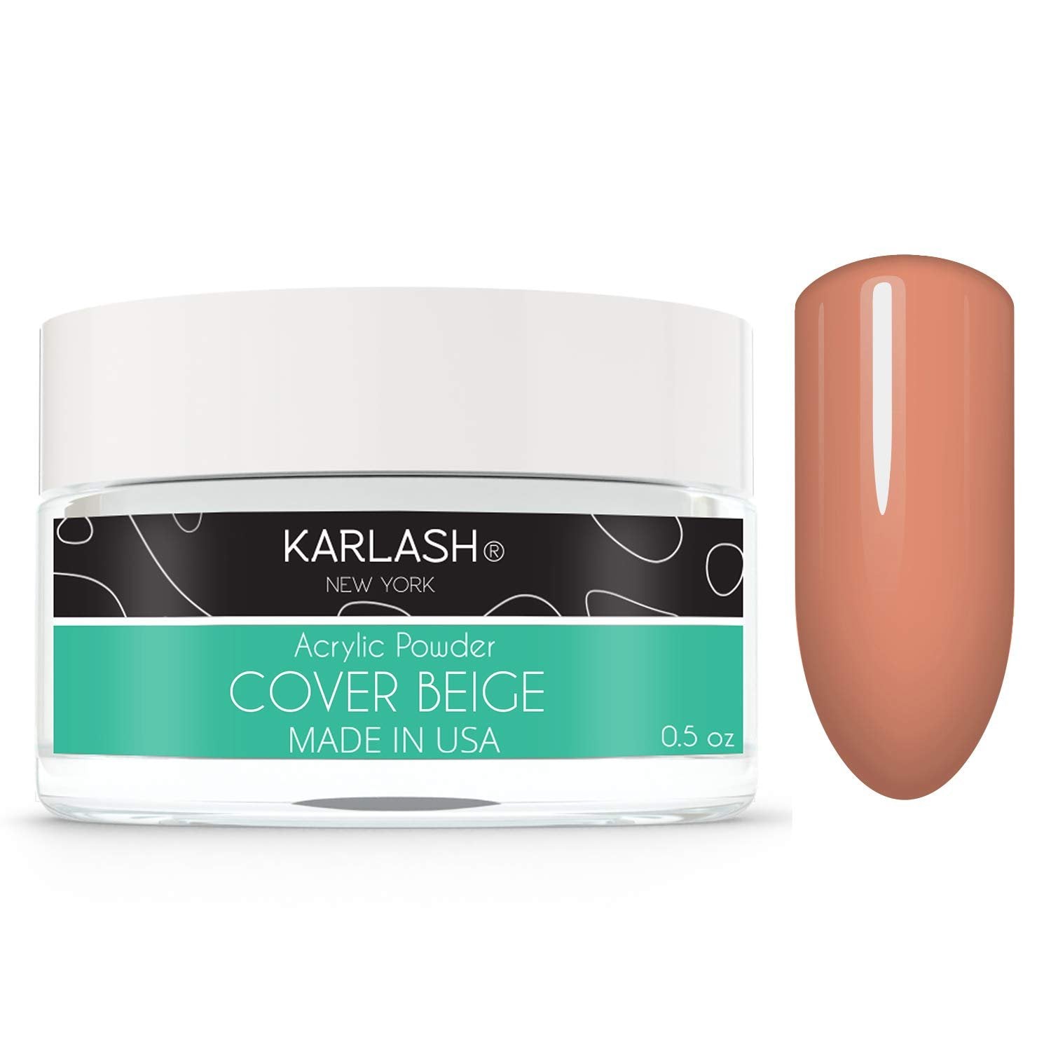 Karlash Professional Acrylic Powder Cover Beige 0.5 oz