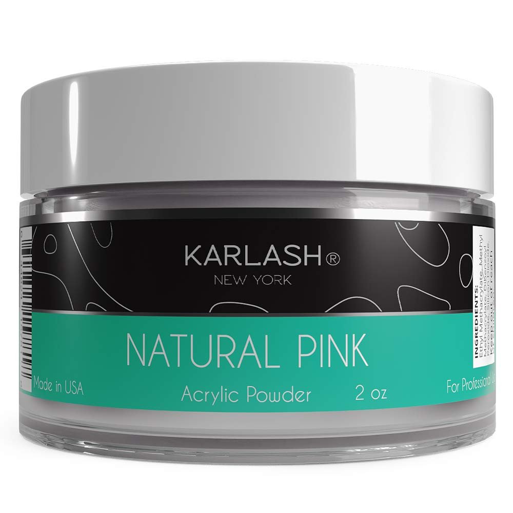 Karlash Professional Acrylic Powder Natural Pink 2 oz