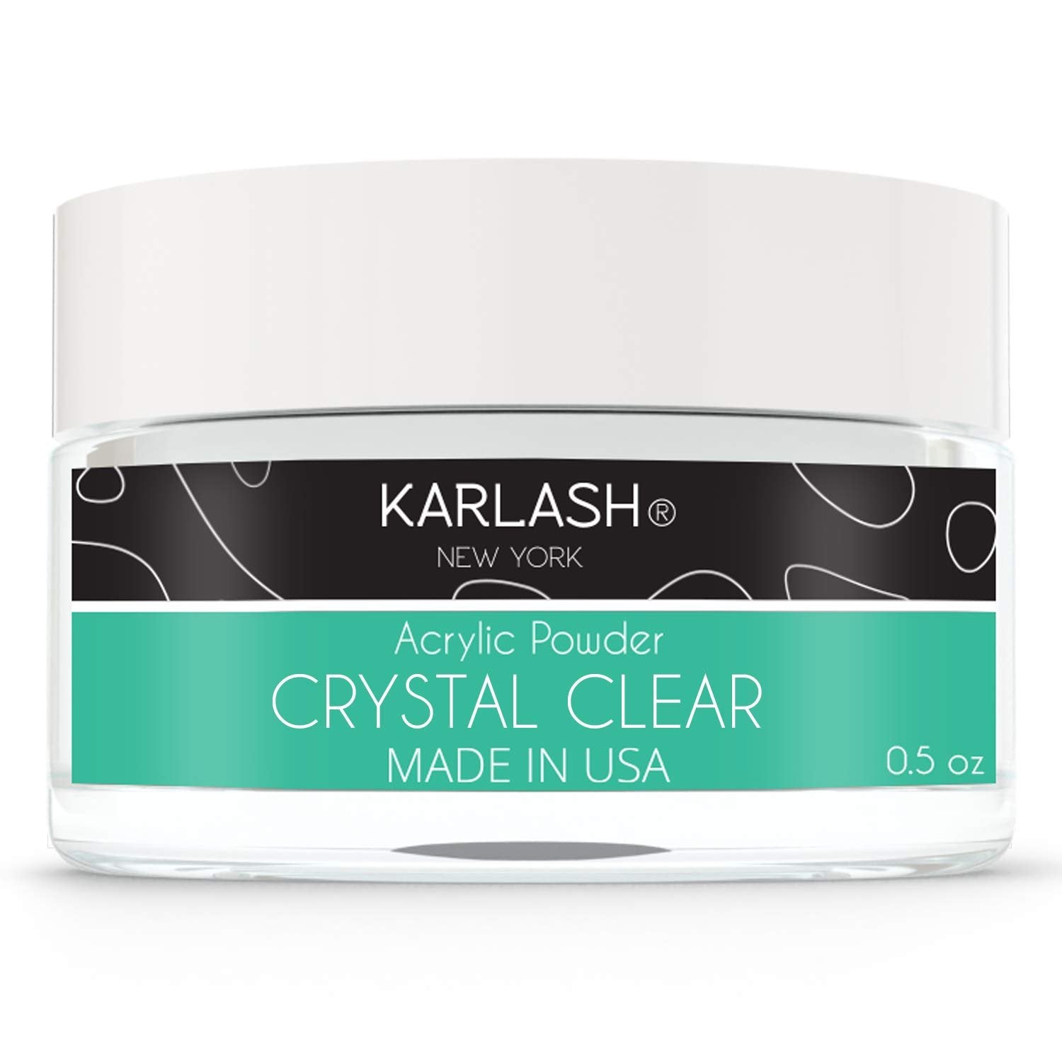 Karlash Professional Acrylic Powder Crystal Clear 0.5 oz
