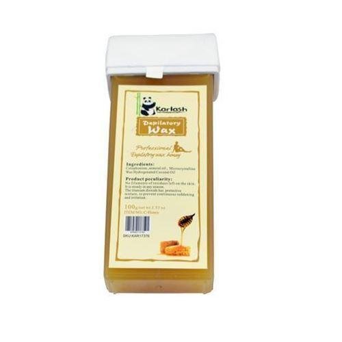 Karlash Wax Cartridge for depilation Refillable Roll On Depilatory Hot Wax Honey