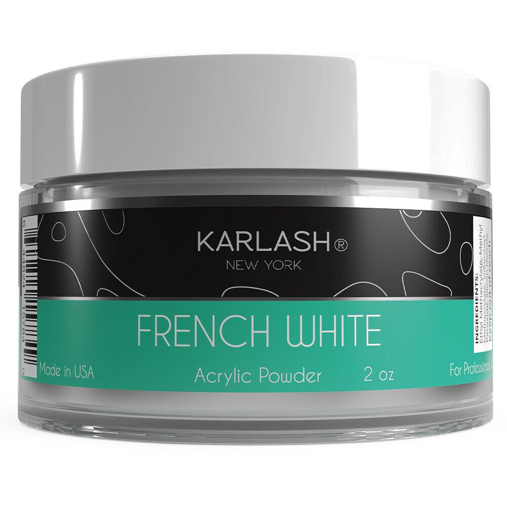 Karlash Professional Acrylic Powder French White 2 oz