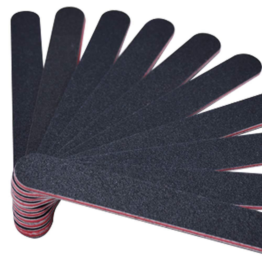 Karlash Professional Double Sided Emery Board 7" Black Nail File 100/100