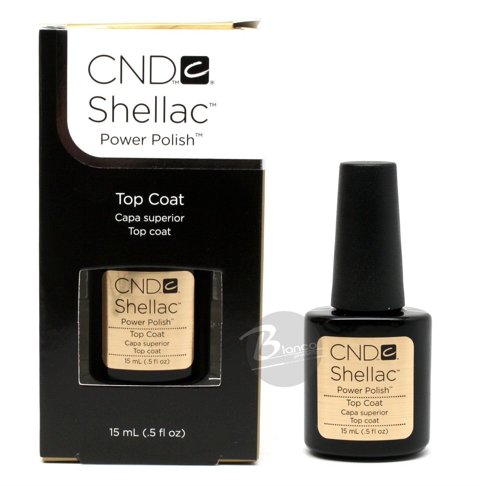 CND Shellac Top Coat 15 ml / 0.5 oz