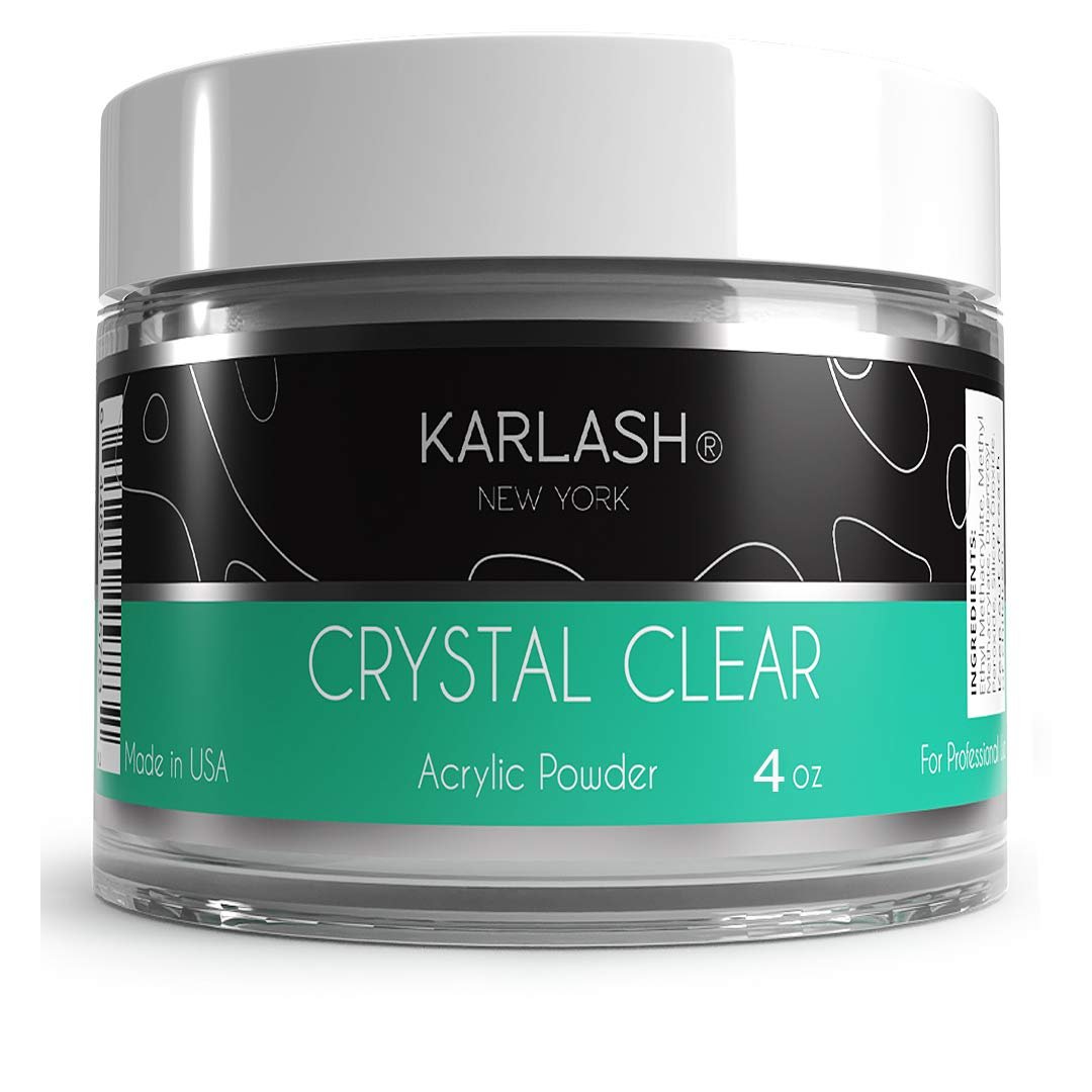 Karlash Professional Acrylic Powder Crystal Clear 2 oz