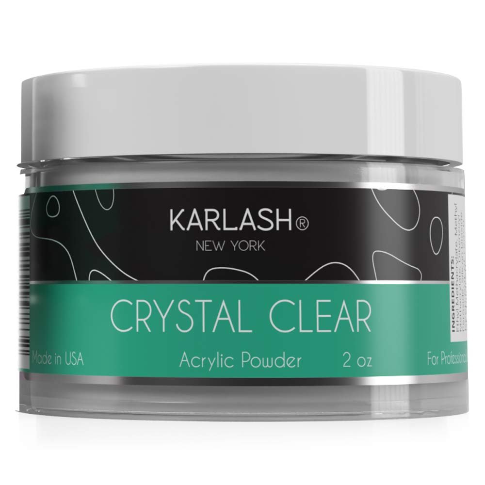 Karlash Professional Acrylic Nail Kit System STUDENT KIT(No MMA Liquid Monomer 4 oz, Clear Acrylic Powder 2oz, Natural Pink Acrylic Powder 2oz, Nail Bond, Acrylic Nail Brush)