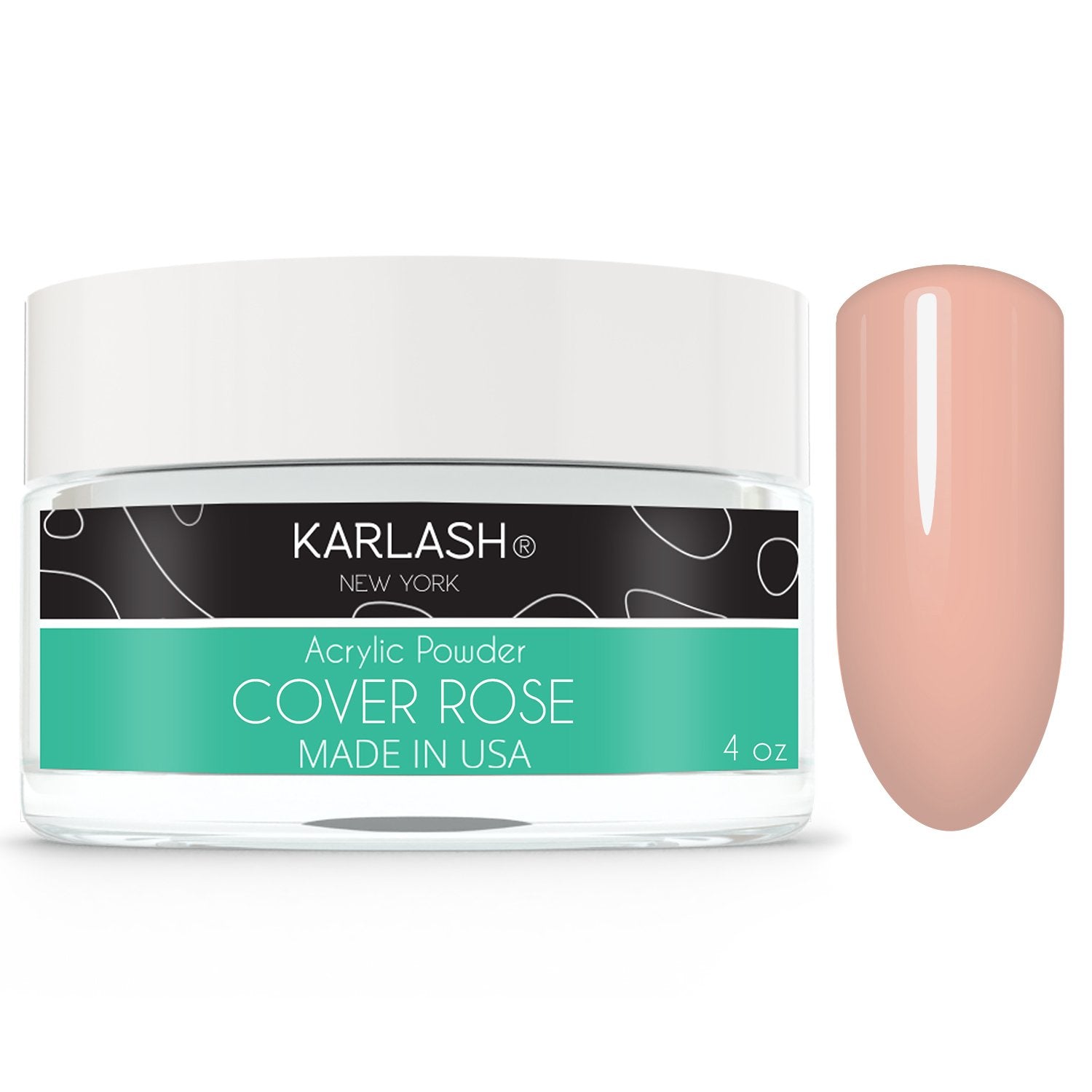 Karlash Professional Acrylic Powder Cover Rose 4 oz