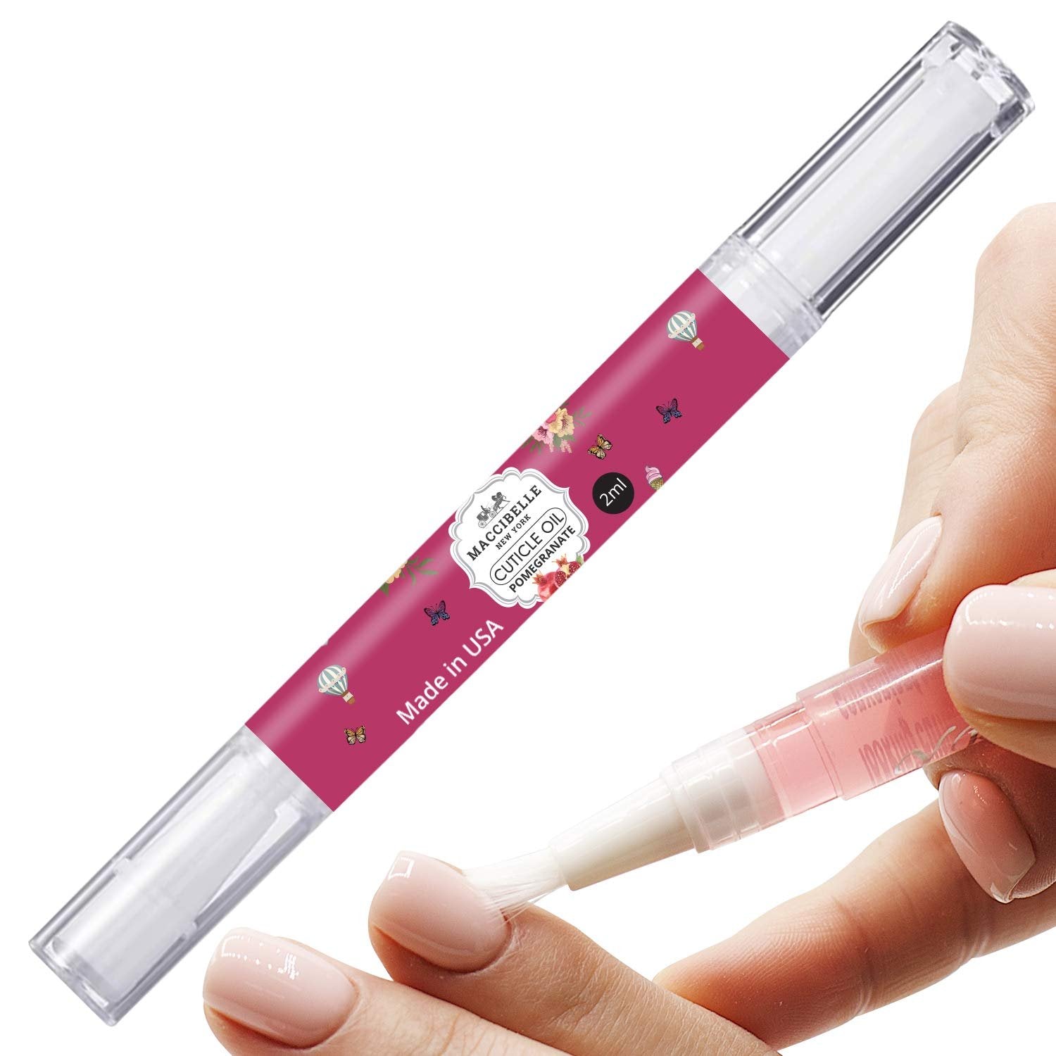 Maccibelle Pure Cuticle & Nail Oil Pen 2ml Heals Dry Cracked Cuticles