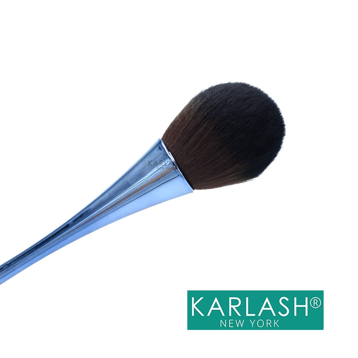 Karlash Nail Art Manicure Dust Remover Brush for Acrylic & UVGel Nails,Makeup Powder Brush #8 (Blue)