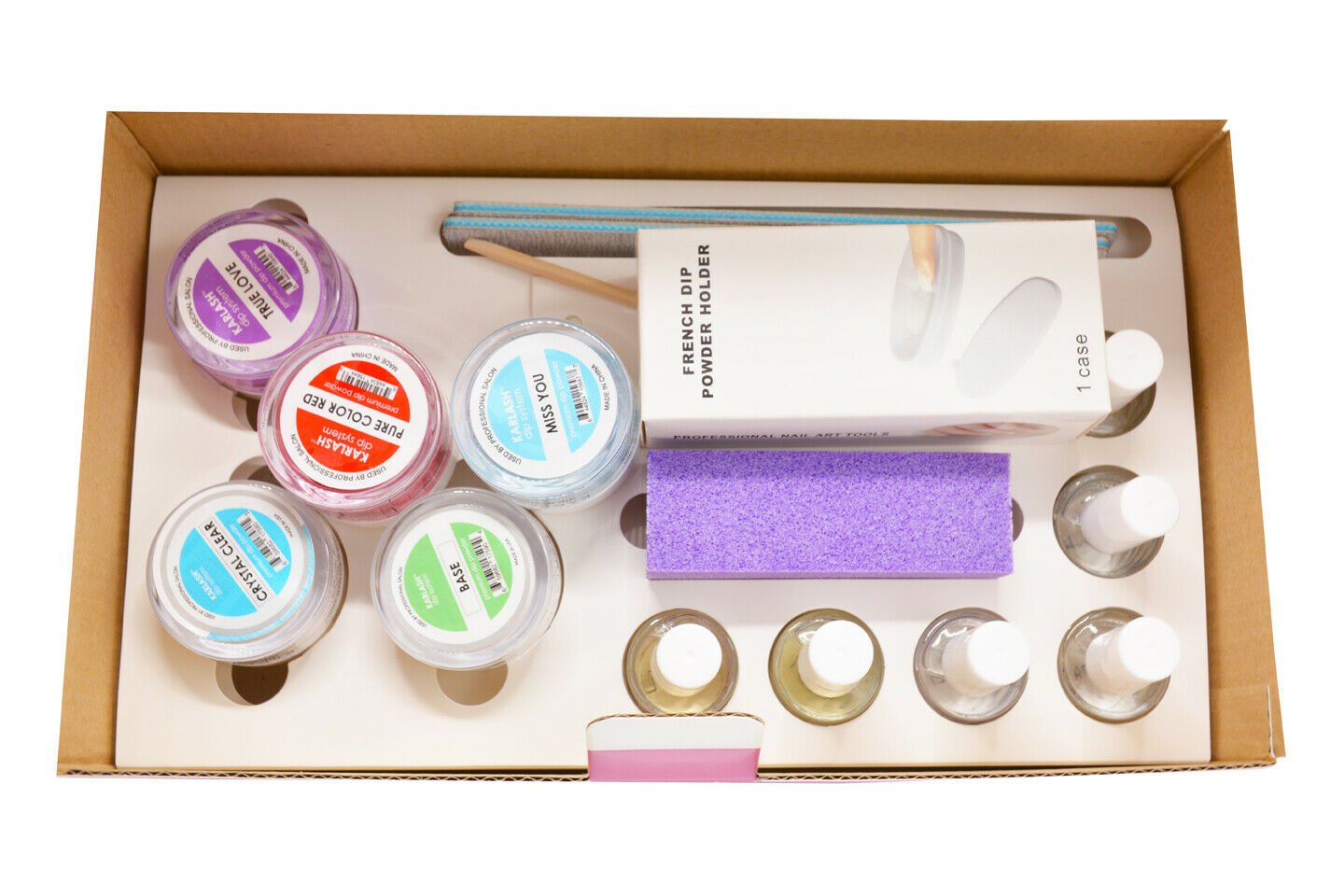 Karlash Dip System Dipping Powder Starter Kit - Color Kit #2 LOVE