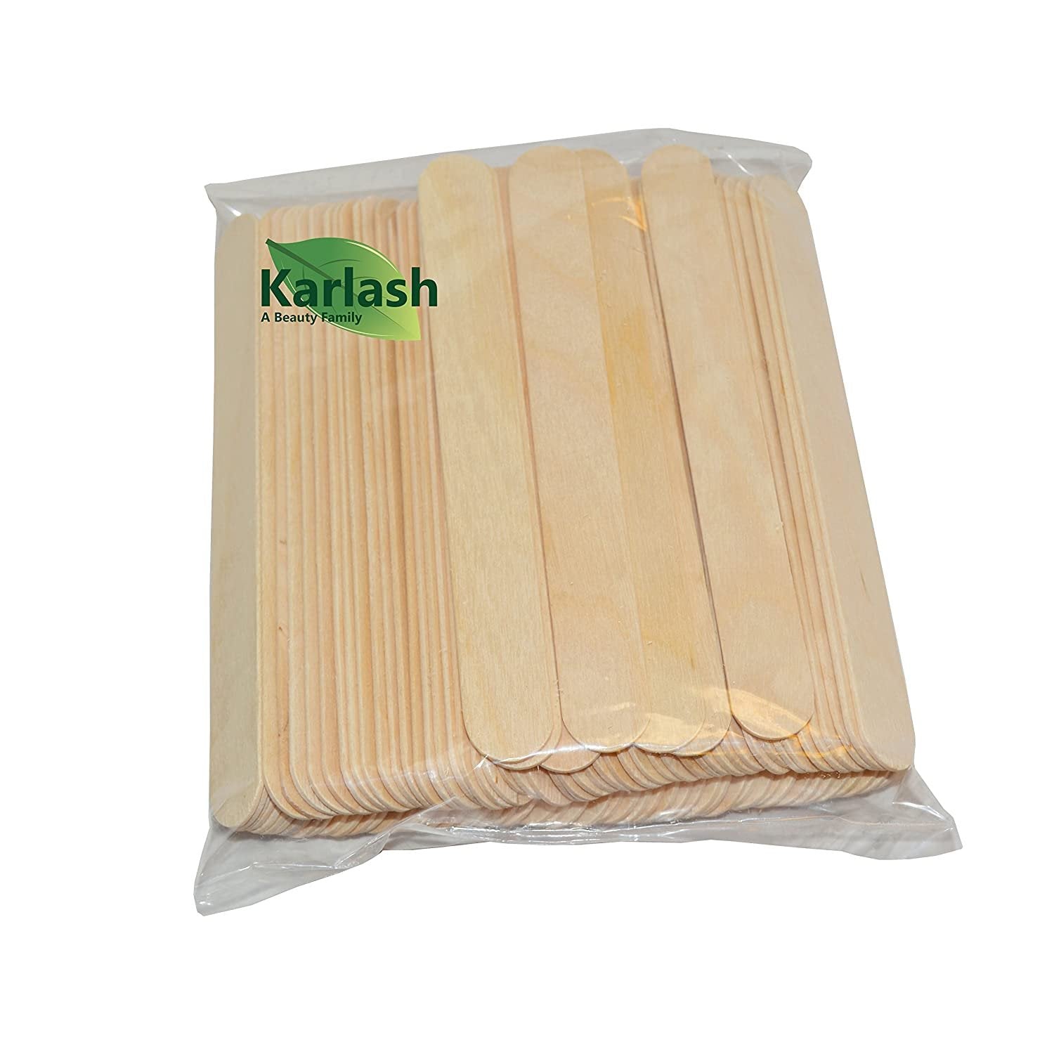 Karlash Large Wax Sticks, Craft Sticks Spatulas Applicators for Hair Removal