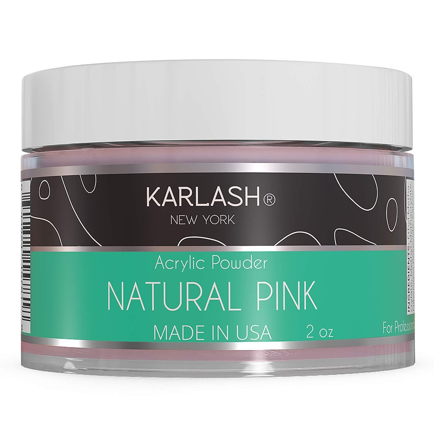 Karlash Professional Acrylic Nail Kit System (No MMA Liquid Monomer 8oz, Clear Powder 2oz, Natural Pink Powder 2oz, French White Powder 2oz, Nail Prep, Nail Bond, Acrylic Brush)
