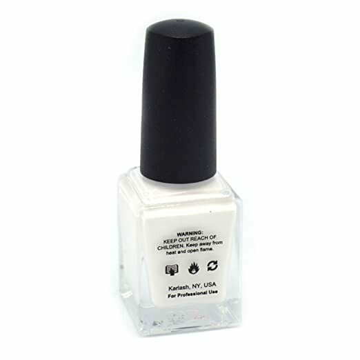 Karlash Nail Polish for White French Tips Nail Art 0.5 ounce