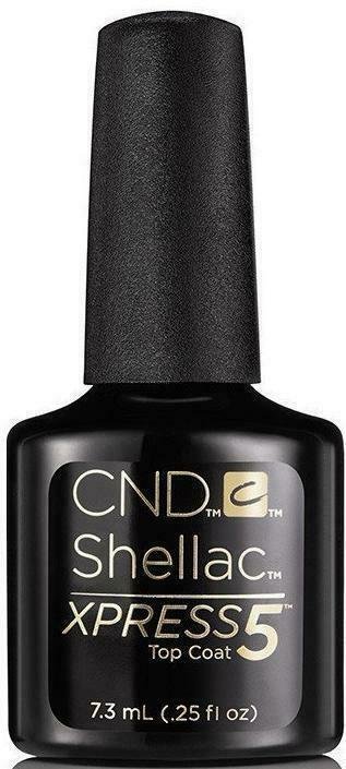 CND Shellac Xpress 5 Xpress5 Top Coat, 0.25 Oz