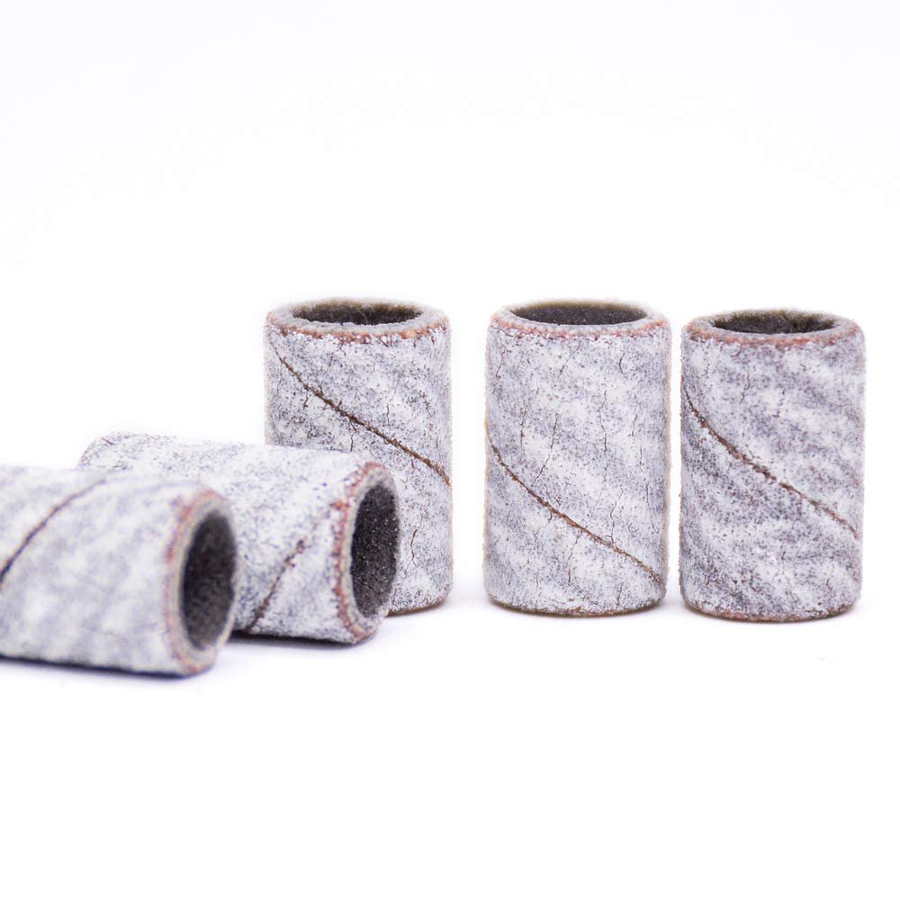 TachiBelle PREMIUM Made In USA Quality Professional Nail Sanding Bands ZEBRA Fine Grit File + FREE 2 Mandrel