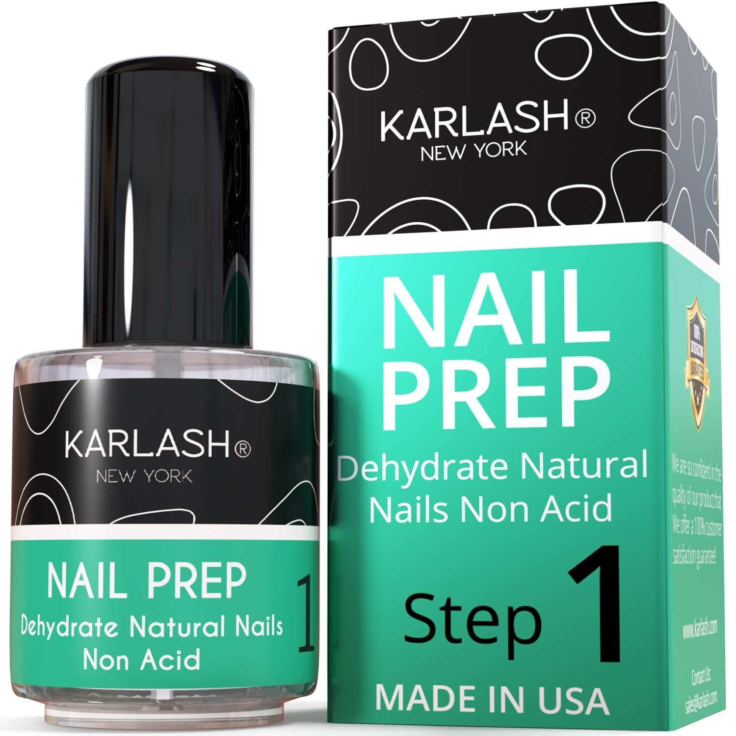 Karlash Professional Acrylic Nail Kit System (No MMA Liquid Monomer 8oz, Clear Powder 2oz, Natural Pink Powder 2oz, French White Powder 2oz, Nail Prep, Nail Bond, Acrylic Brush)