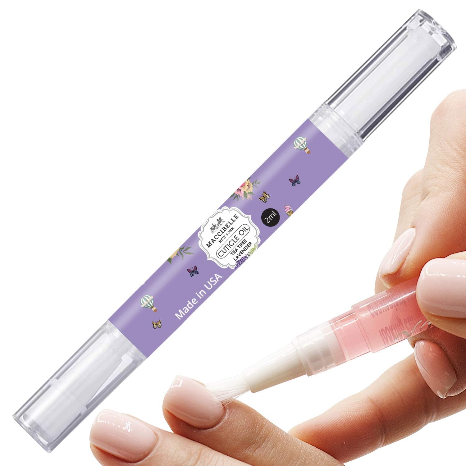 Maccibelle Pure Cuticle & Nail Oil Pen 2ml Heals Dry Cracked Cuticles