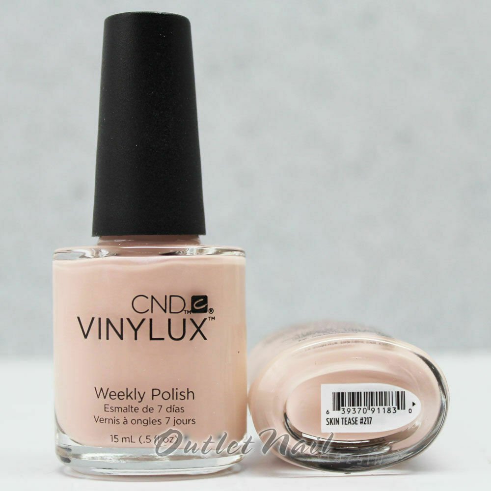 CND Vinylux Weekly Polish - Skin Tease 217 for Women - 0.5 oz