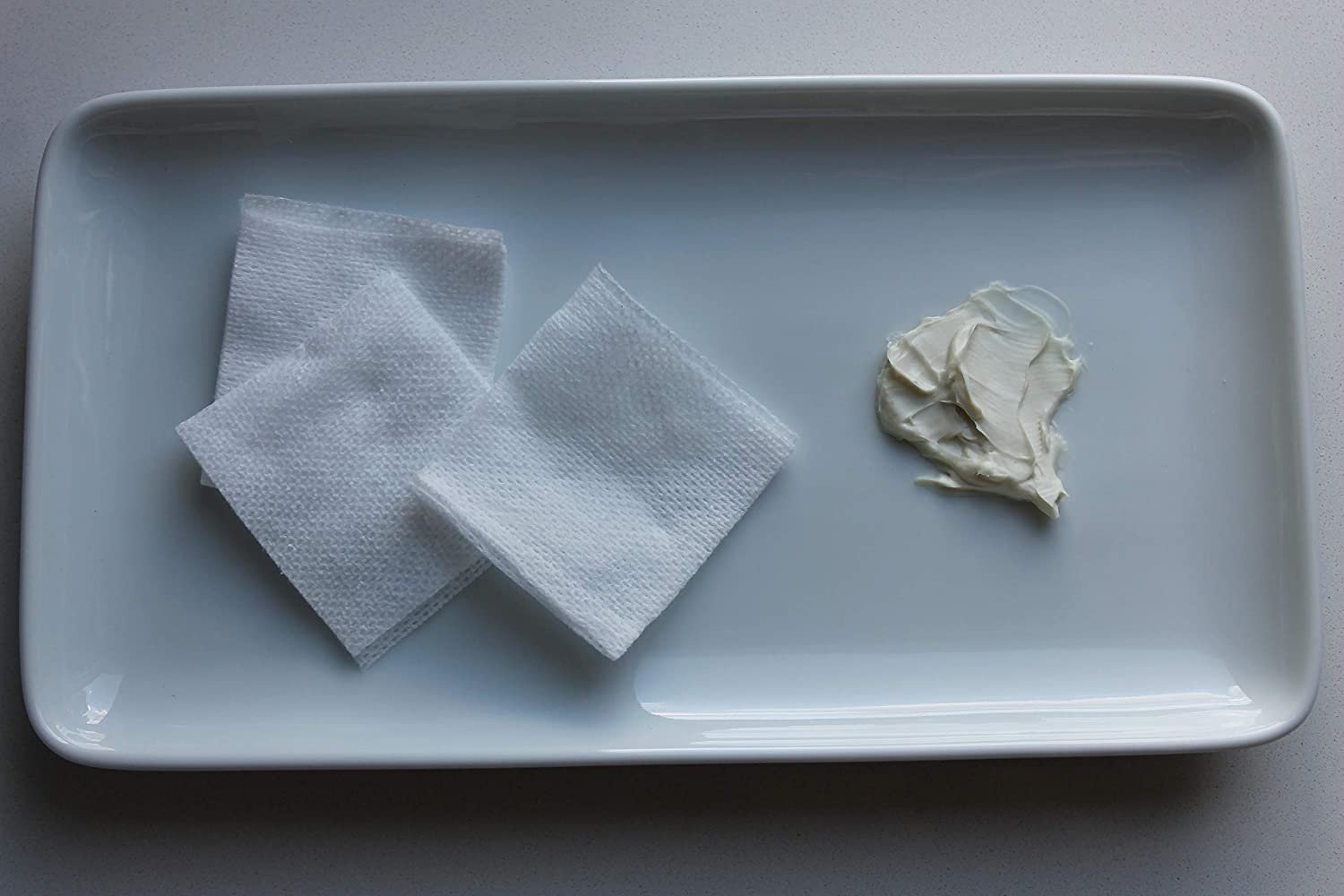 CAROLINA COTTON 100% Cotton Wipes - 2"x2" Facial Wipes, 200ct