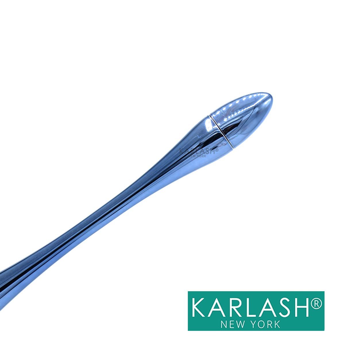 Karlash Nail Art Manicure Dust Remover Brush for Acrylic & UVGel Nails,Makeup Powder Brush #8 (Blue)