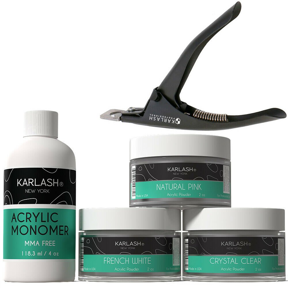 Karlash Professional Acrylic Kit for Doing Acrylic Nails, MMA free, Ultra Shine