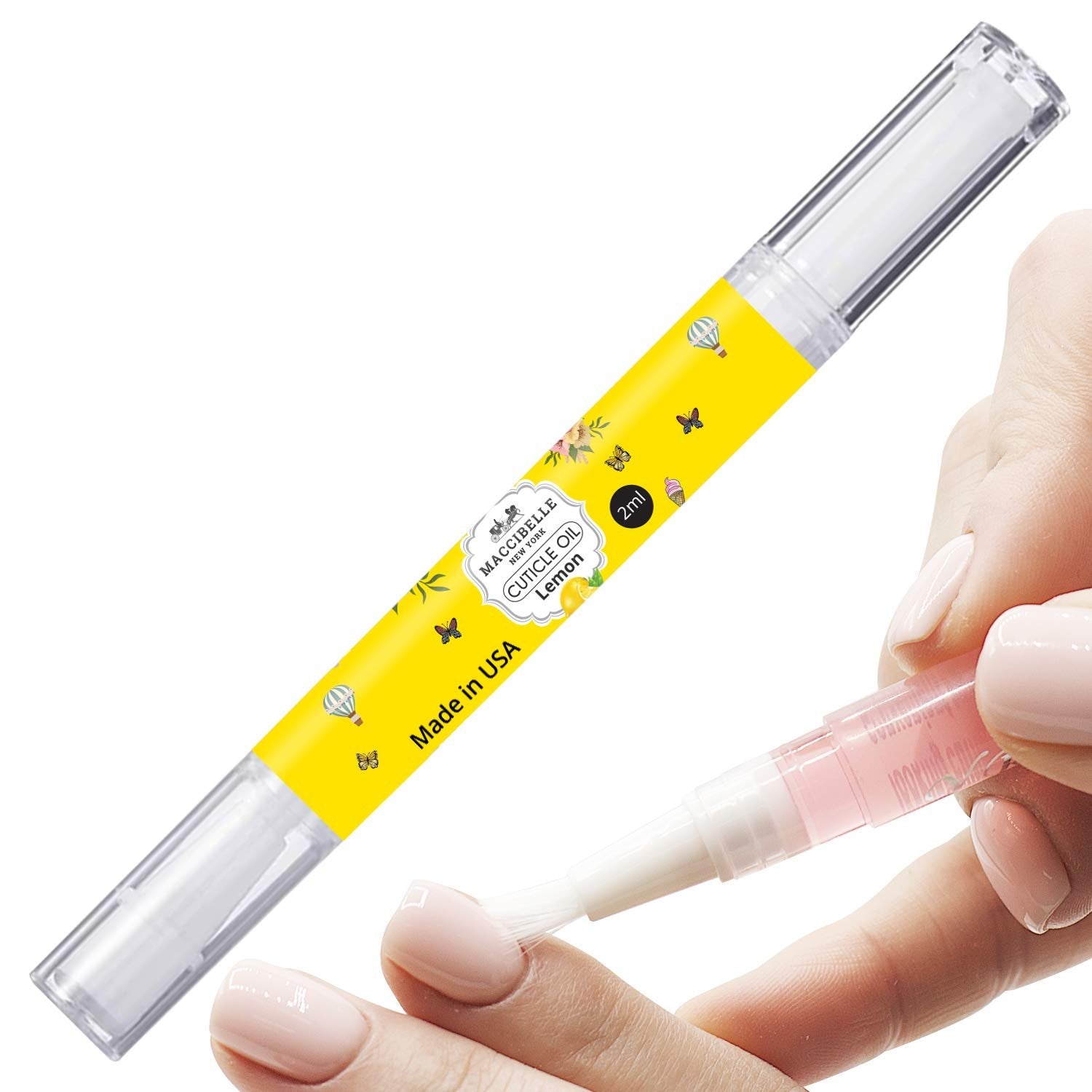 Maccibelle Pure Cuticle & Nail Oil Pen 2ml Heals Dry Cracked Cuticles