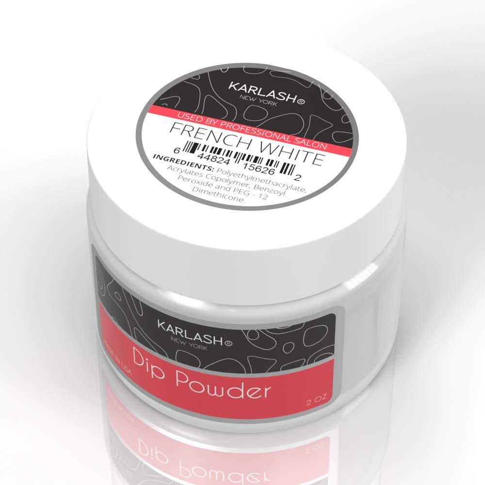 Karlash Dip Dipping Powder Odor free FRENCH WHITE 2oz