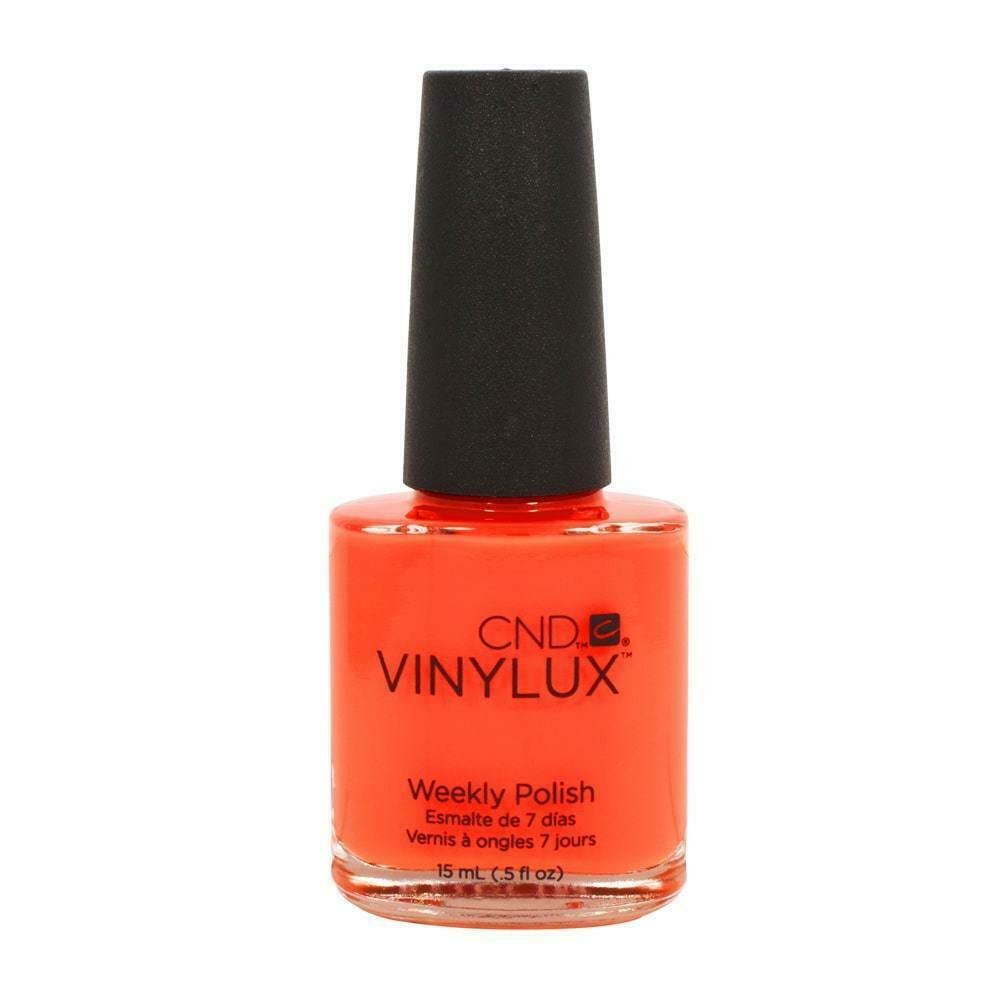 CND Vinylux Weekly Polish - Electric Orange 112 for Women - 0.5 oz
