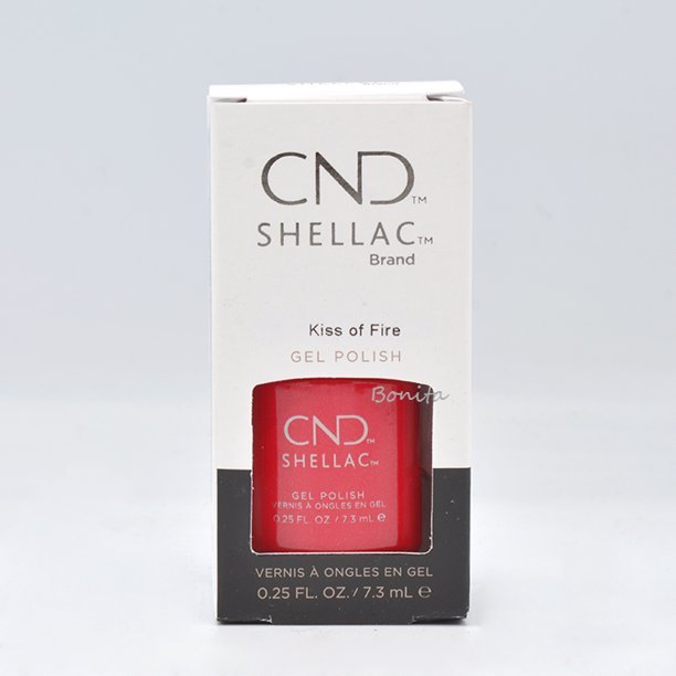 CND Shellac UV/LED Color Gel Polish Kiss of Fire 0.25 oz