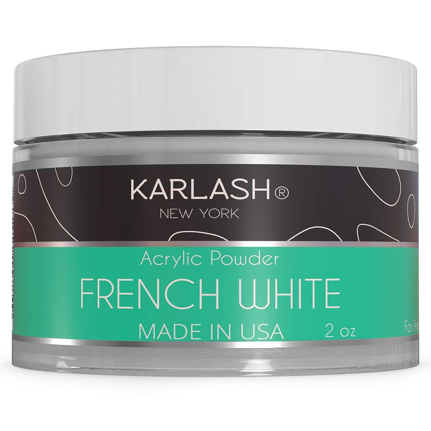 Karlash Professional Acrylic Nail Kit System (No MMA Liquid Monomer 8oz, Clear Powder 2oz, Natural Pink Powder 2oz, French White Powder 2oz, Nail Prep, Nail Bond, Acrylic Brush)