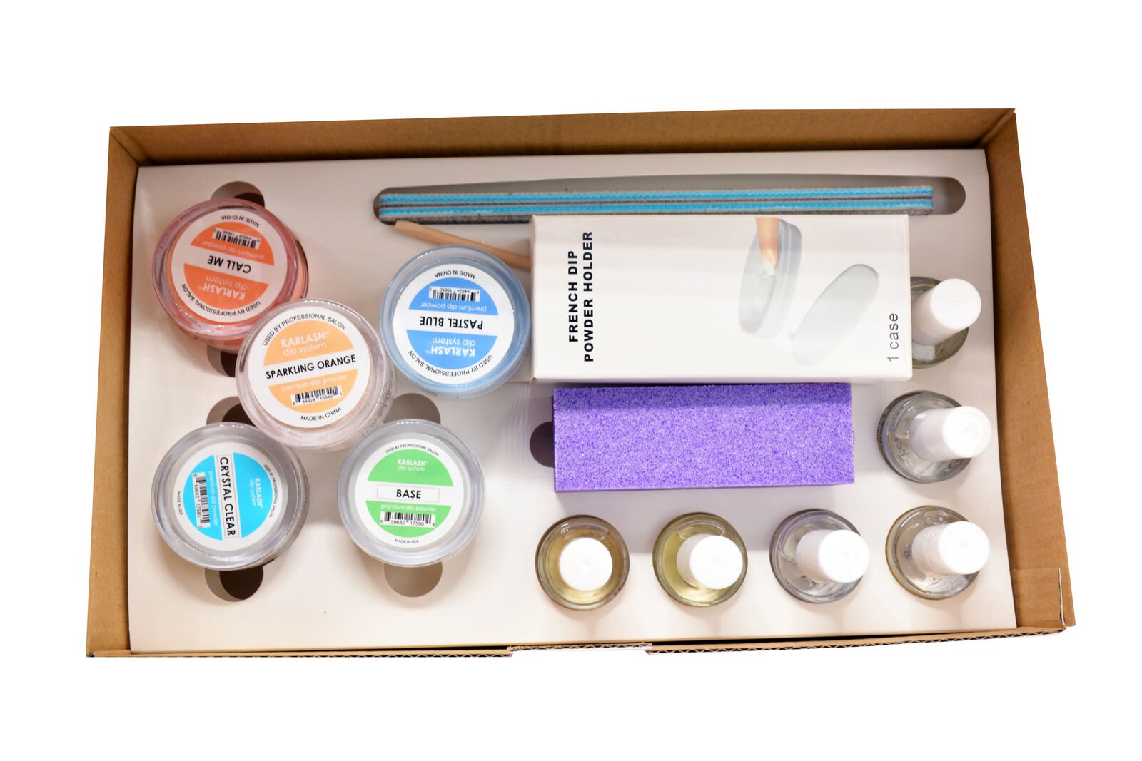 Karlash Dip System Dipping Powder Starter Kit - Color Kit #3
