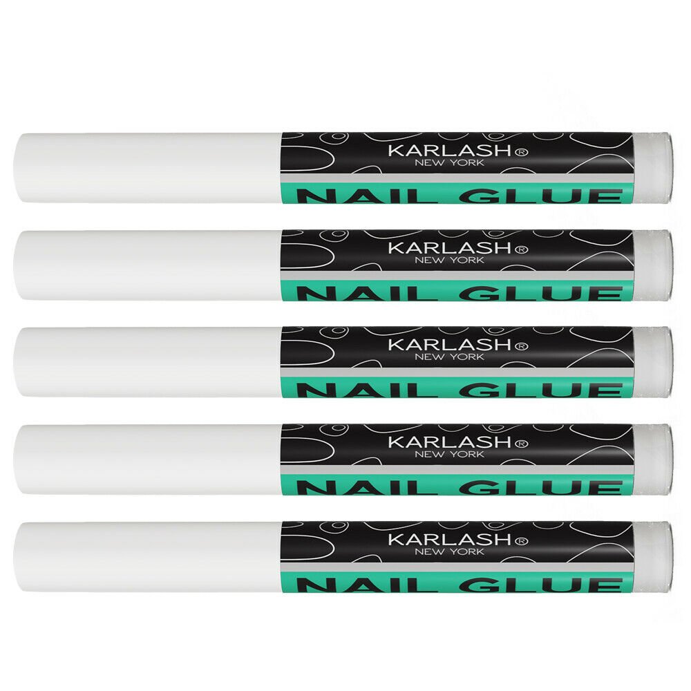 5 PCS Karlash Nail Tip Glue Adhesive Bond For Acrylic Nails Tips & Fake Nail Art
