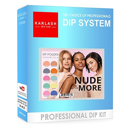 Karlash Dip System Dipping Powder NUDE&MORE Collection (Pack of 10)