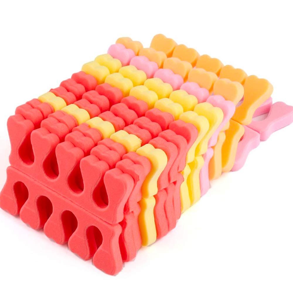 Karlash Pedicure Toe Separators Soft Foam lightweight and compact 100 Pairs/Pack