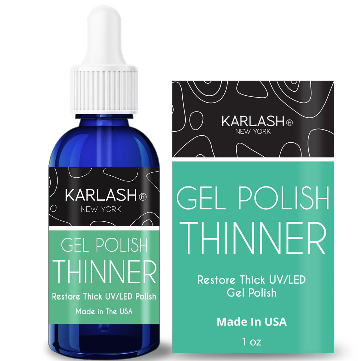 Karlash Gel Polish Thinner - Gel Polish Revival - Thinner for Gel Polish Soak Off + UV LED Nail - 1 oz