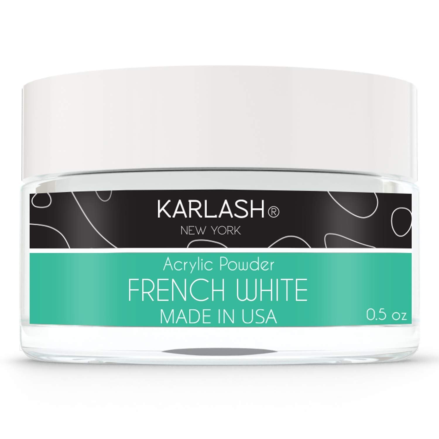 Karlash Professional Acrylic Powder French White 0.5 oz