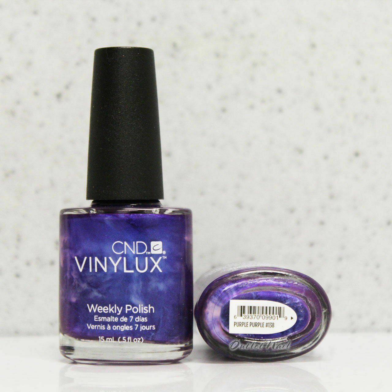 CND Vinylux Weekly Polish - Purple Purple 138 for Women - 0.5 oz