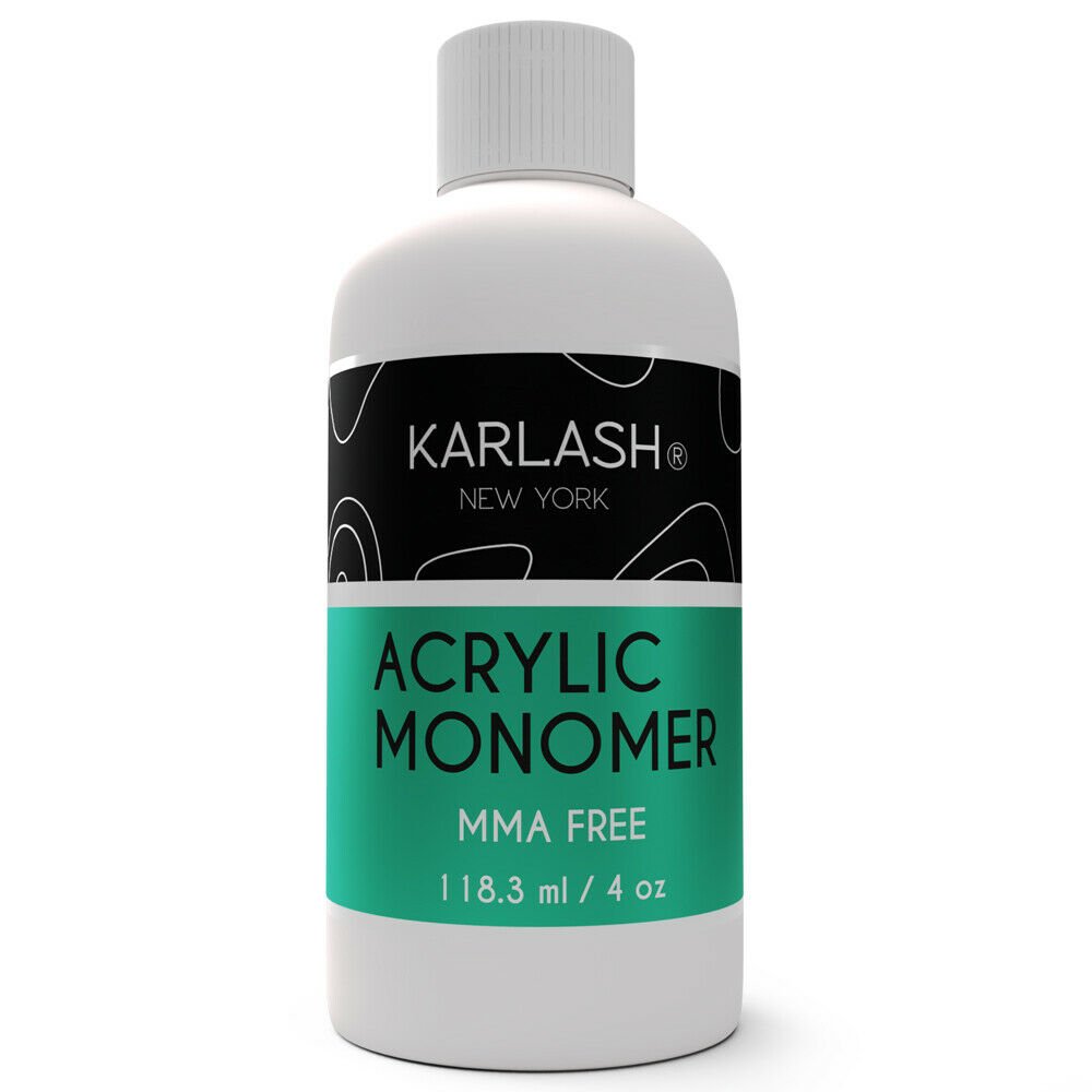 Karlash Professional Kit Acrylic Powder French White 2 oz and Acrylic Liquid Mon