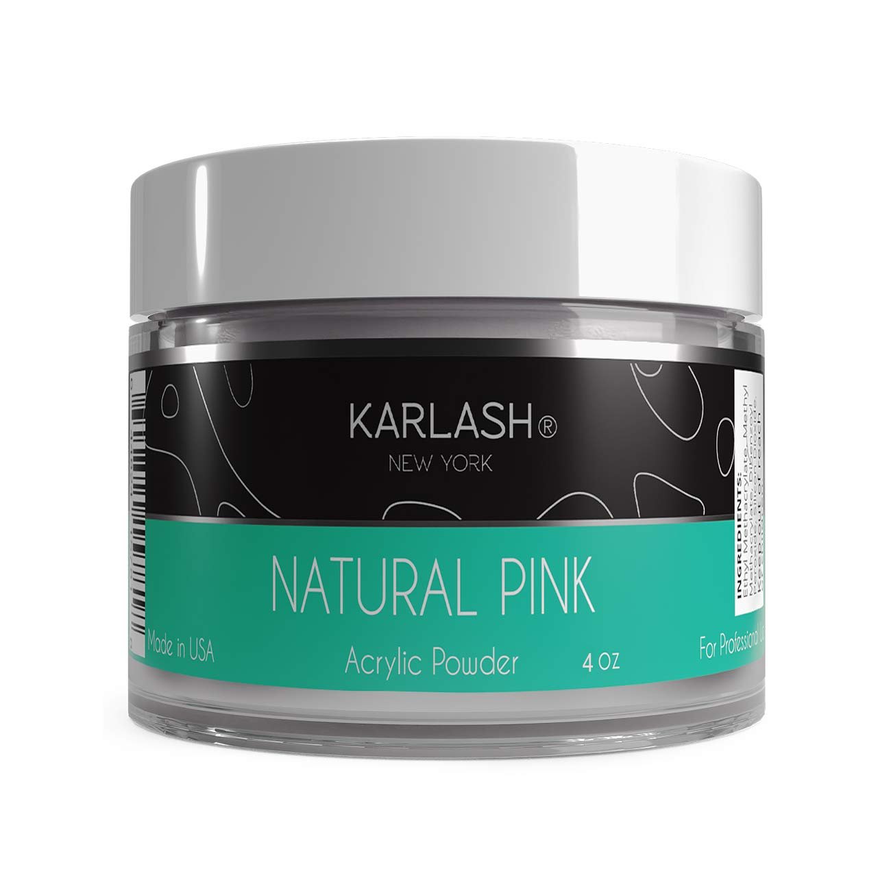 Karlash Professional Acrylic Powder Natural Pink 2 oz