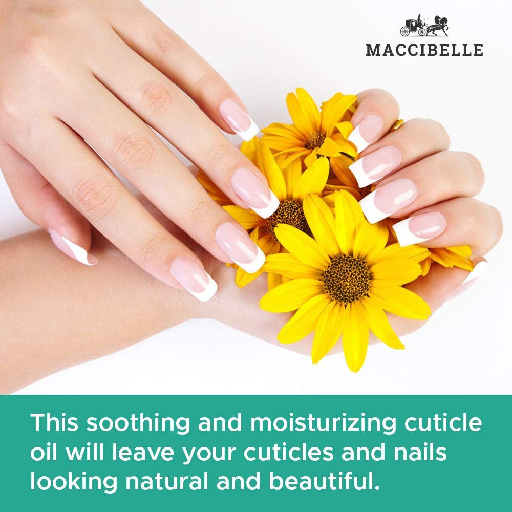 Maccibelle Pure Cuticle & Nail Oil Pen 2ml Heals Dry Cracked Cuticles