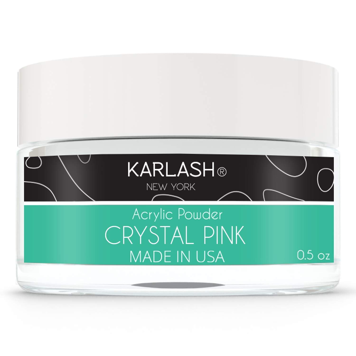 Karlash Professional Acrylic Powder Crystal Pink 0.5 oz
